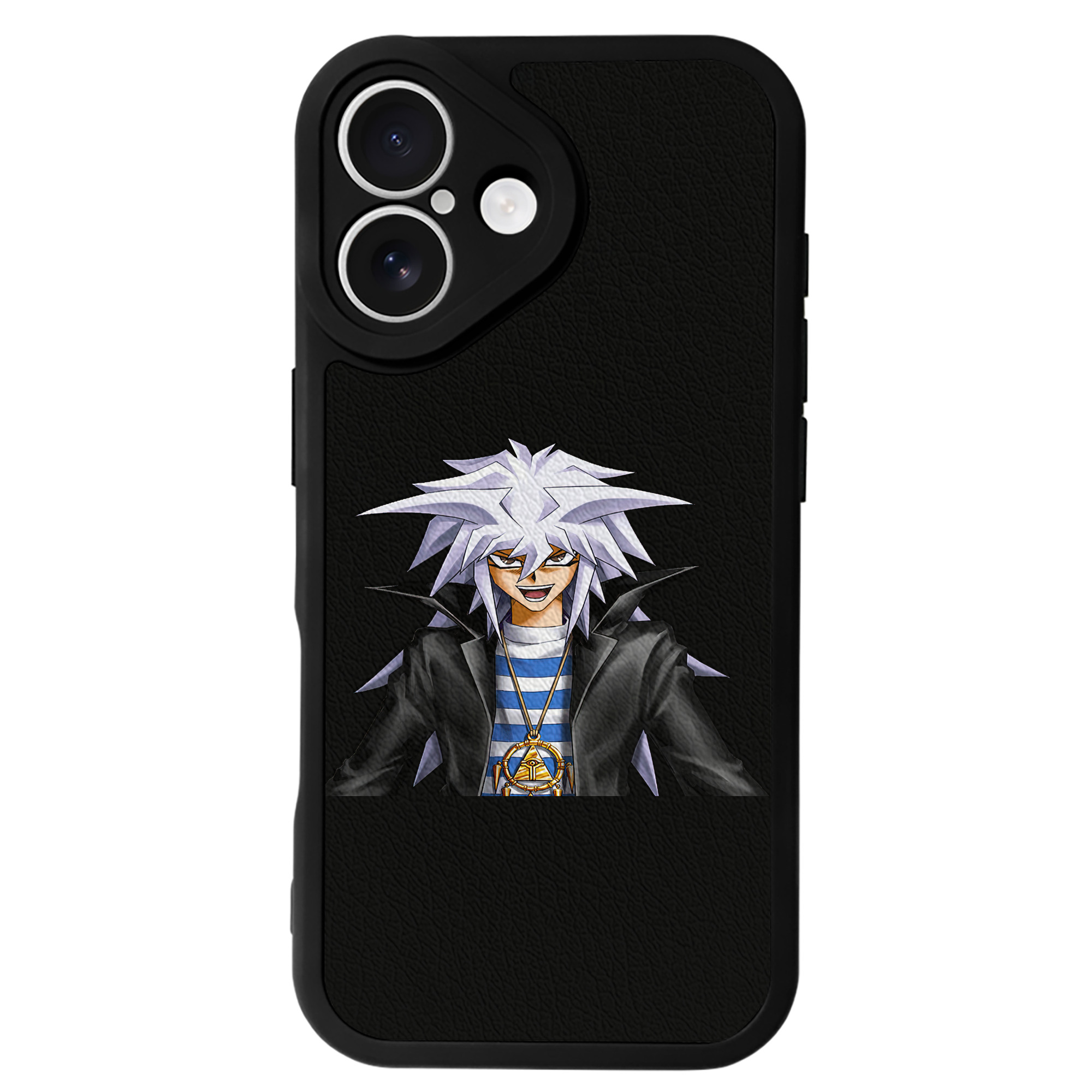 遊☆戯☆王 Yu-Gi-Oh! 【iPhone 16シリーズ対応】シリコンスマホケース（レザー調） 材質：シリコン